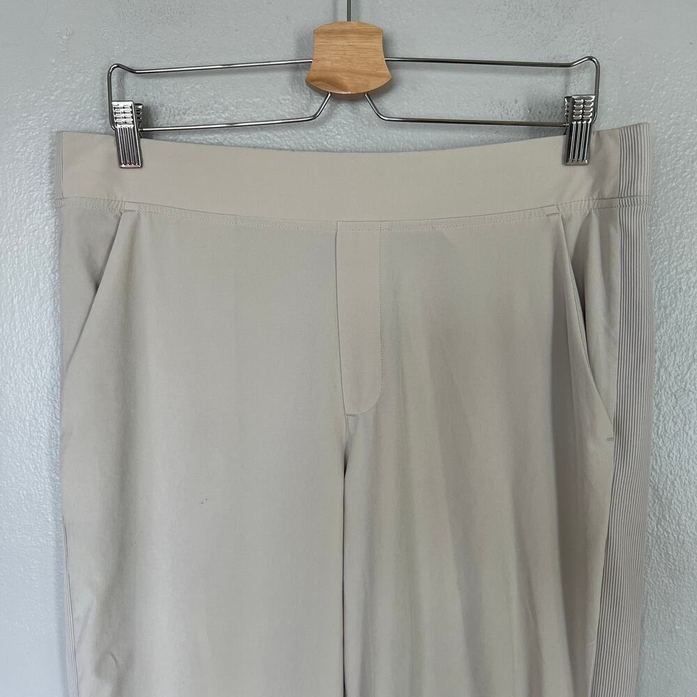 Athleta Brooklyn Mid Rise Ankle Pants Women's Size 14 Abalone Cropped Tapered - Picture 4 of 13